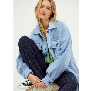 Free People Ruby Jacket - Rainsong blue M